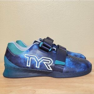 TYR L-1 Lifter Weightlifting Shoes Cosmic Navy Blue Men's Size 10.5 Women's 12
